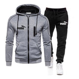Tracksuit Men Two Pieces Set Mens Sportswear Male Jacket Hoodie And Pants Sweatsuit Clothes Ropa Hombre 2020 New Plus Size S-3XL