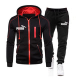 Tracksuit Men Two Pieces Set Mens Sportswear Male Jacket Hoodie And Pants Sweatsuit Clothes Ropa Hombre 2020 New Plus Size S-3XL