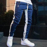 Hommes pantalon jogging décontracté Fitness hommes vêtements de sport pantalons de survêtement pantalon de survêtement maigre pantalons de sport noir Jogger pantalon de survêtement