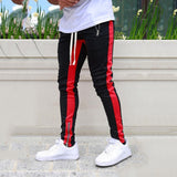 Hommes pantalon jogging décontracté Fitness hommes vêtements de sport pantalons de survêtement pantalon de survêtement maigre pantalons de sport noir Jogger pantalon de survêtement