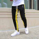 Hommes pantalon jogging décontracté Fitness hommes vêtements de sport pantalons de survêtement pantalon de survêtement maigre pantalons de sport noir Jogger pantalon de survêtement